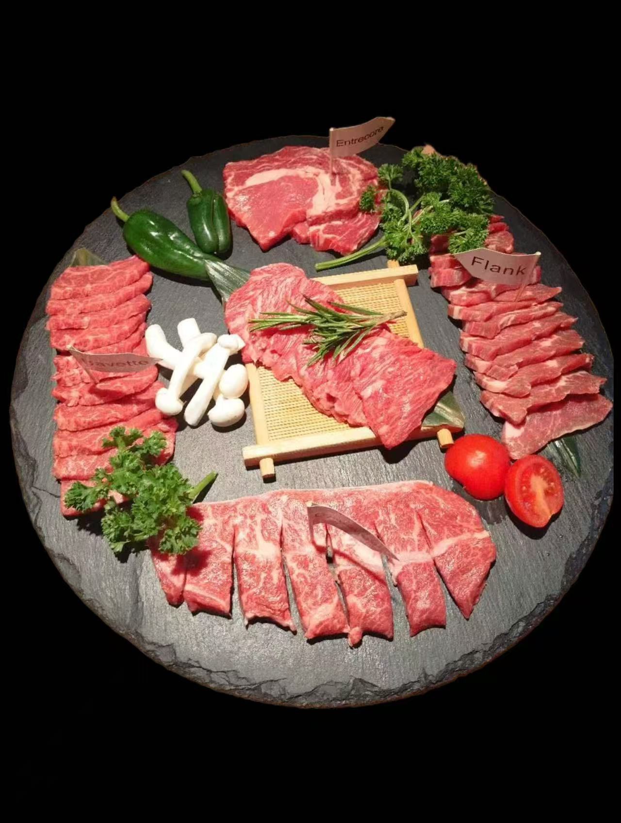 Korean BBQ Auswahl
